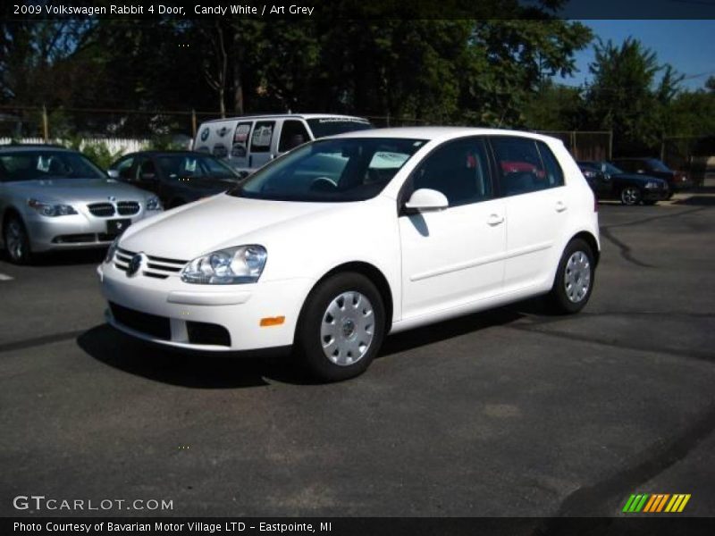 Candy White / Art Grey 2009 Volkswagen Rabbit 4 Door