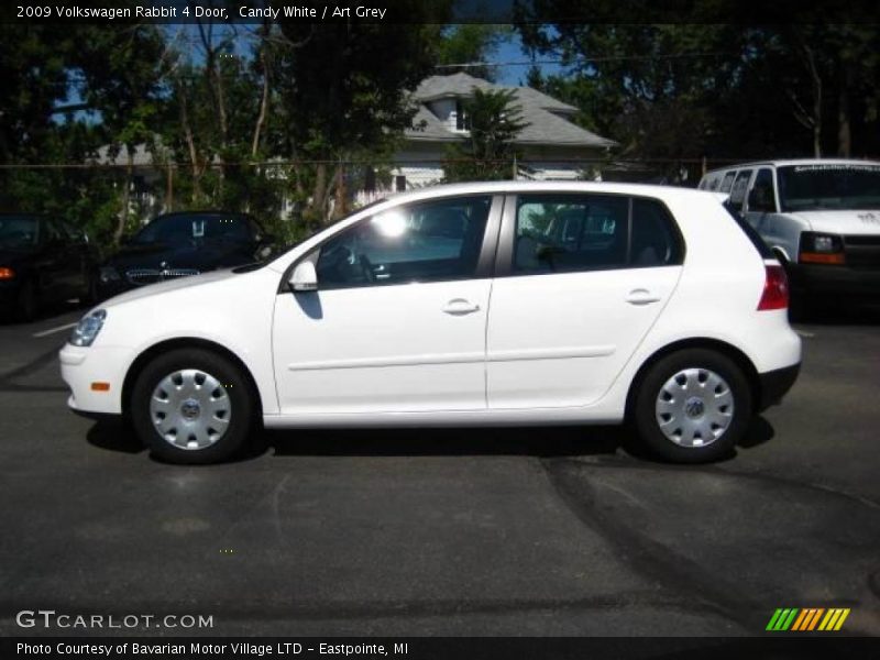 Candy White / Art Grey 2009 Volkswagen Rabbit 4 Door