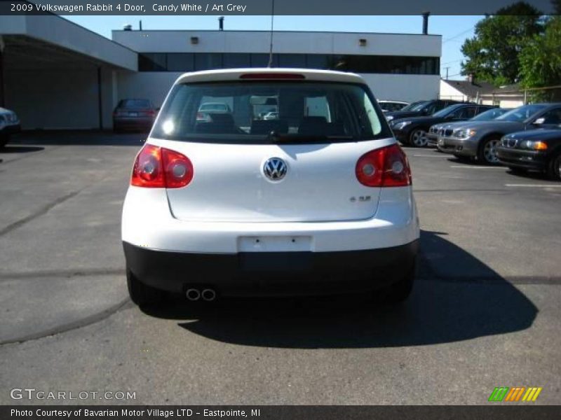 Candy White / Art Grey 2009 Volkswagen Rabbit 4 Door