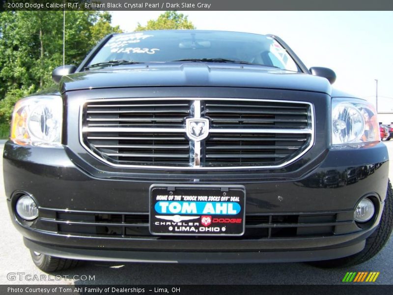 Brilliant Black Crystal Pearl / Dark Slate Gray 2008 Dodge Caliber R/T