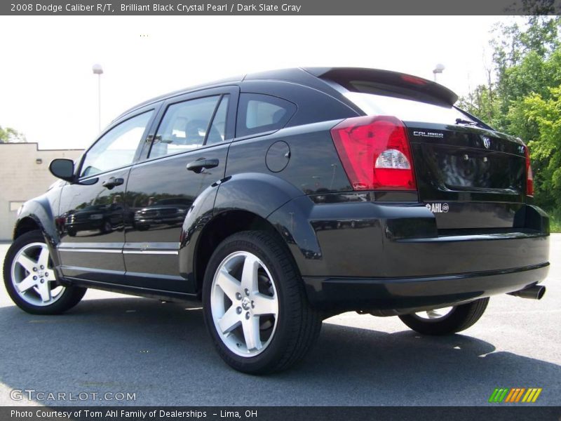 Brilliant Black Crystal Pearl / Dark Slate Gray 2008 Dodge Caliber R/T