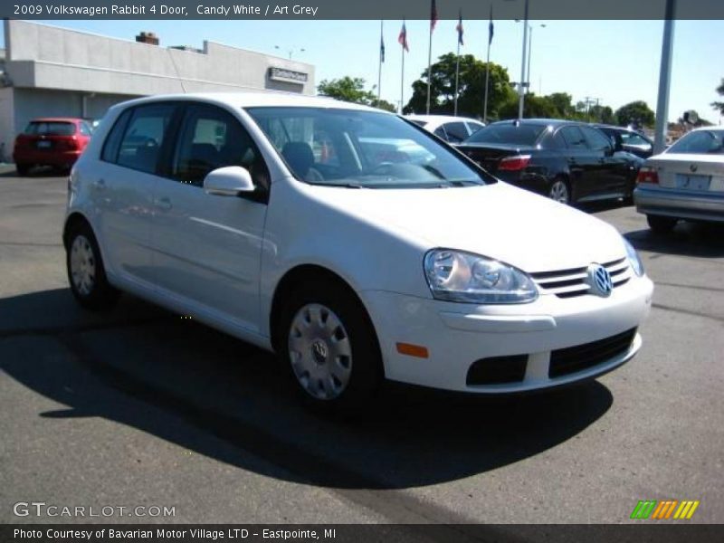 Candy White / Art Grey 2009 Volkswagen Rabbit 4 Door