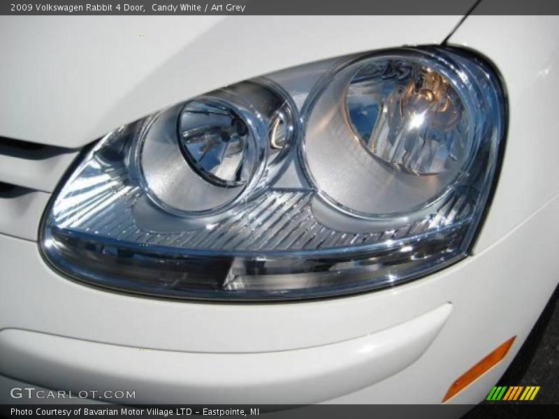 Candy White / Art Grey 2009 Volkswagen Rabbit 4 Door