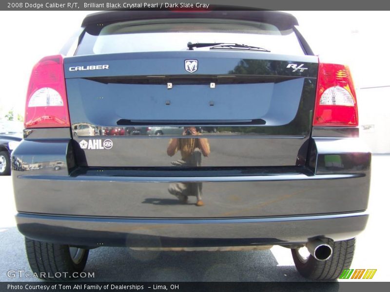 Brilliant Black Crystal Pearl / Dark Slate Gray 2008 Dodge Caliber R/T