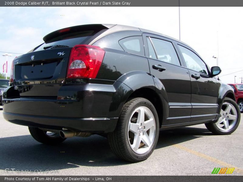 Brilliant Black Crystal Pearl / Dark Slate Gray 2008 Dodge Caliber R/T