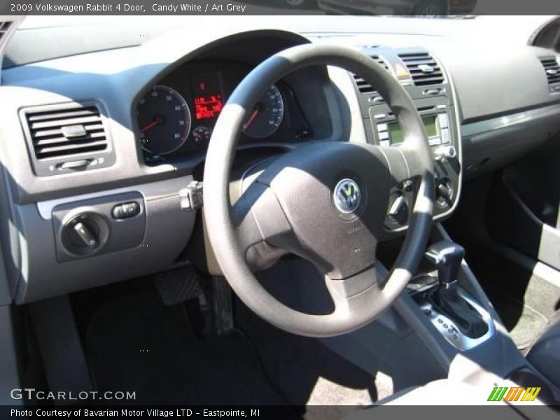 Candy White / Art Grey 2009 Volkswagen Rabbit 4 Door