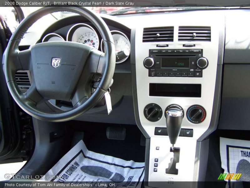 Brilliant Black Crystal Pearl / Dark Slate Gray 2008 Dodge Caliber R/T