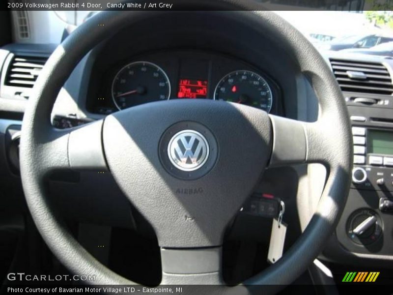 Candy White / Art Grey 2009 Volkswagen Rabbit 4 Door