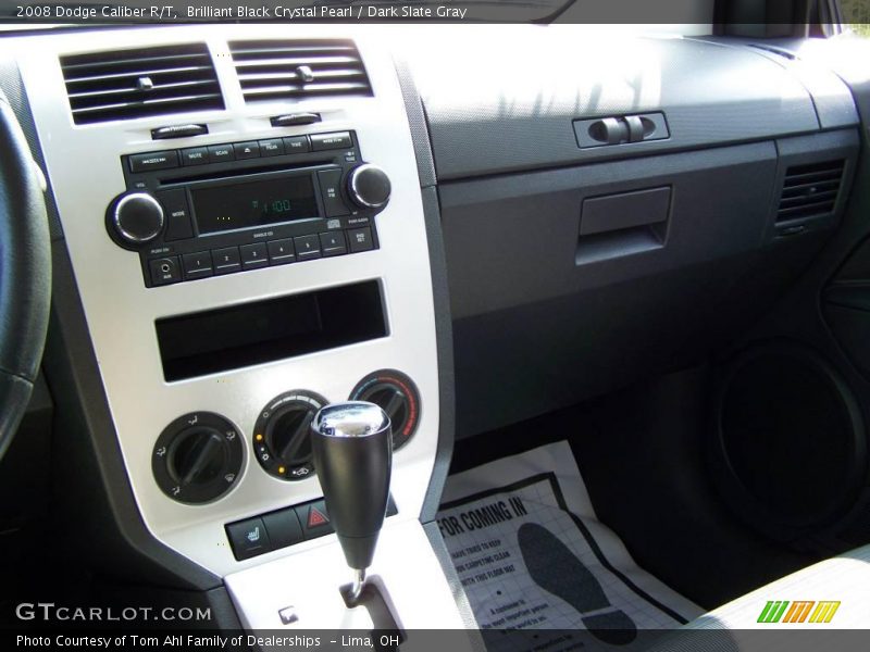 Brilliant Black Crystal Pearl / Dark Slate Gray 2008 Dodge Caliber R/T