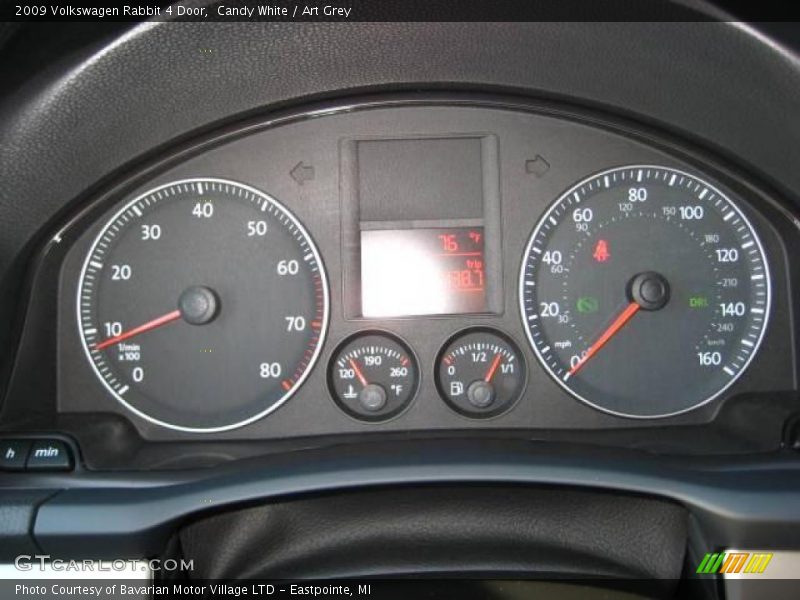 Candy White / Art Grey 2009 Volkswagen Rabbit 4 Door