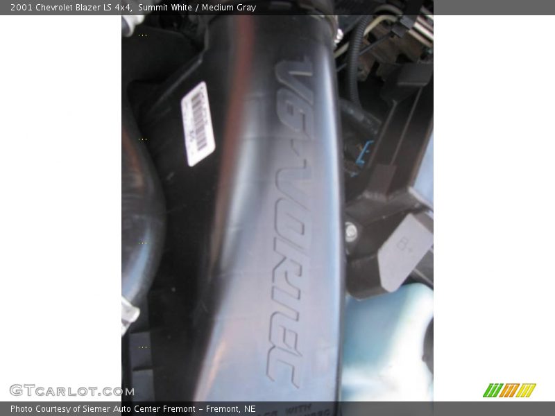 Summit White / Medium Gray 2001 Chevrolet Blazer LS 4x4