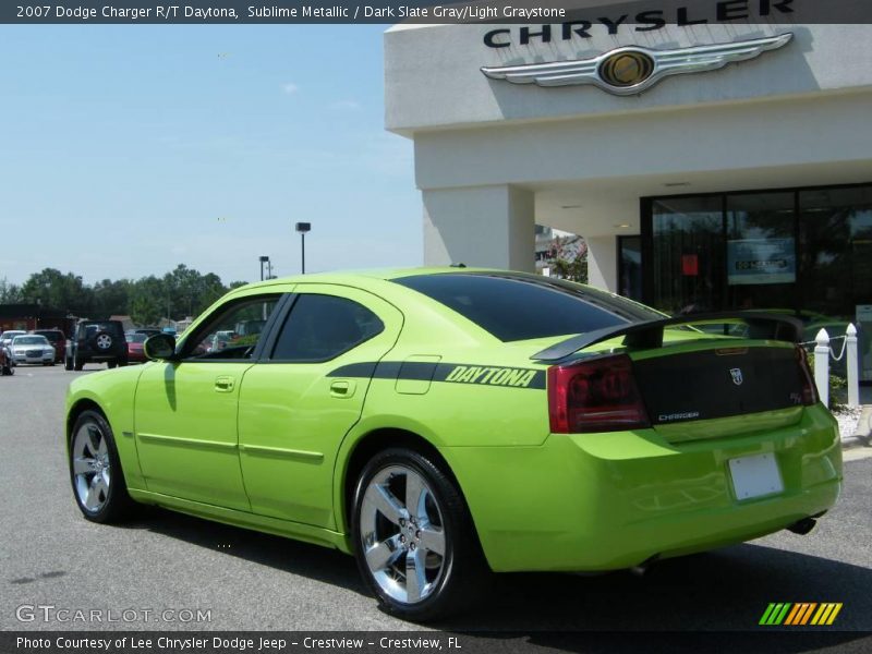 Sublime Metallic / Dark Slate Gray/Light Graystone 2007 Dodge Charger R/T Daytona