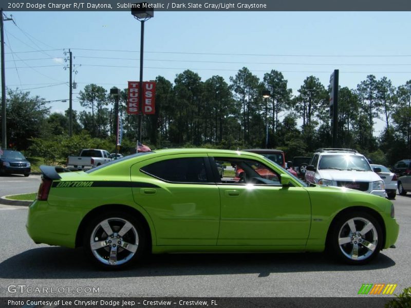 Sublime Metallic / Dark Slate Gray/Light Graystone 2007 Dodge Charger R/T Daytona