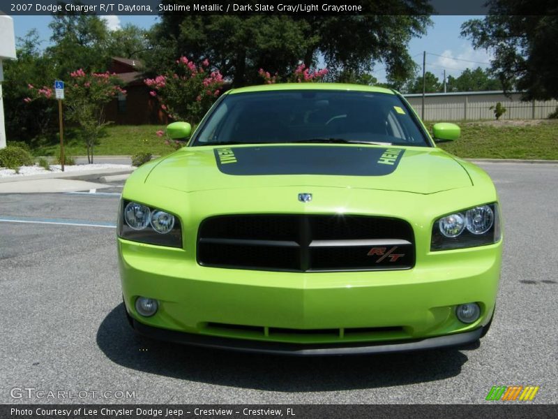 Sublime Metallic / Dark Slate Gray/Light Graystone 2007 Dodge Charger R/T Daytona