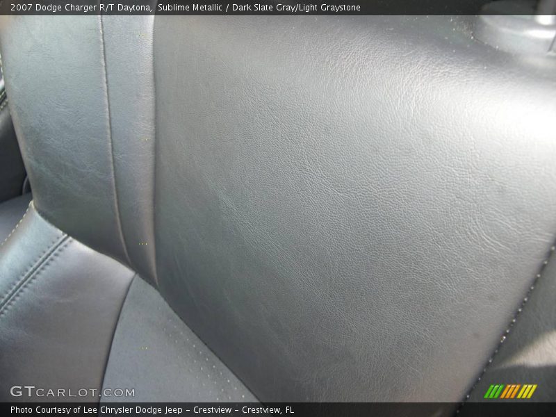 Sublime Metallic / Dark Slate Gray/Light Graystone 2007 Dodge Charger R/T Daytona