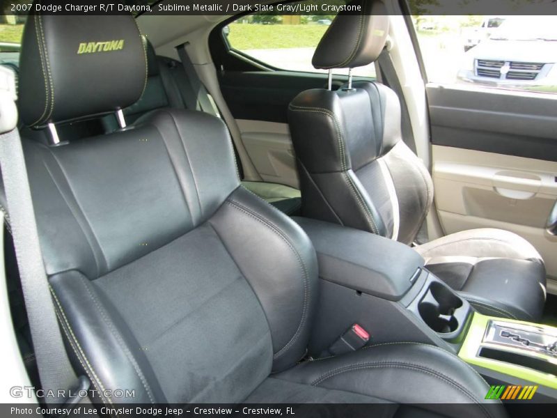 Sublime Metallic / Dark Slate Gray/Light Graystone 2007 Dodge Charger R/T Daytona