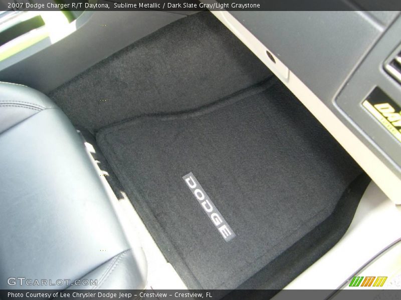 Sublime Metallic / Dark Slate Gray/Light Graystone 2007 Dodge Charger R/T Daytona