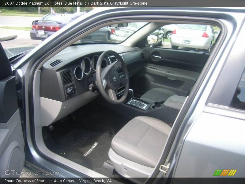 Steel Blue Metallic / Dark Slate Gray/Light Graystone 2007 Dodge Magnum SXT