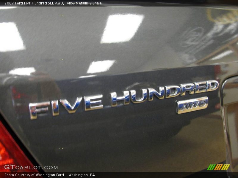 Alloy Metallic / Shale 2007 Ford Five Hundred SEL AWD