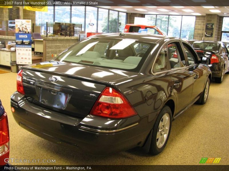 Alloy Metallic / Shale 2007 Ford Five Hundred SEL AWD