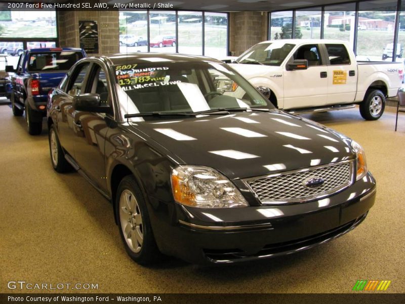 Alloy Metallic / Shale 2007 Ford Five Hundred SEL AWD