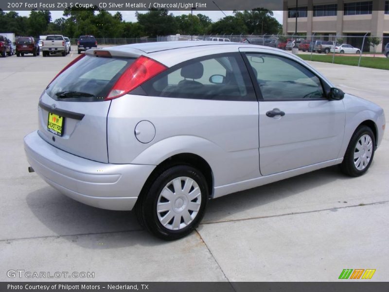 CD Silver Metallic / Charcoal/Light Flint 2007 Ford Focus ZX3 S Coupe