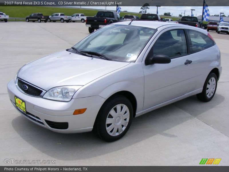 CD Silver Metallic / Charcoal/Light Flint 2007 Ford Focus ZX3 S Coupe