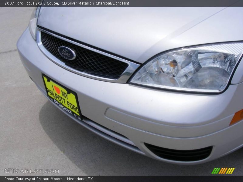 CD Silver Metallic / Charcoal/Light Flint 2007 Ford Focus ZX3 S Coupe