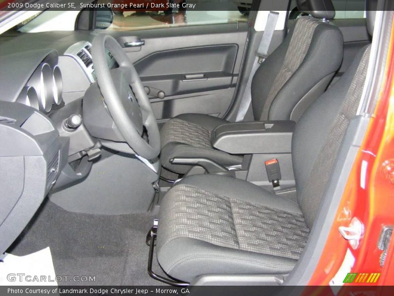 Sunburst Orange Pearl / Dark Slate Gray 2009 Dodge Caliber SE