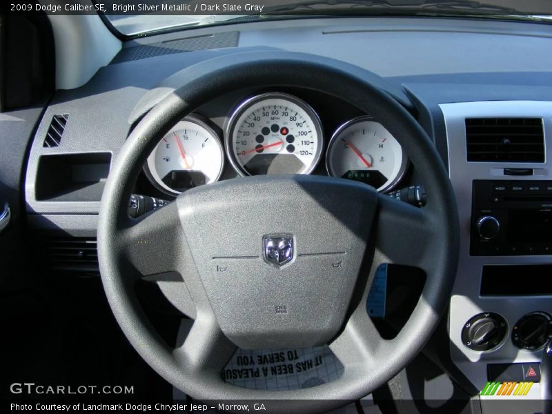 Bright Silver Metallic / Dark Slate Gray 2009 Dodge Caliber SE