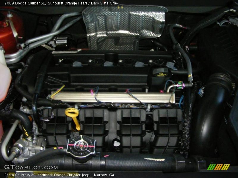 Sunburst Orange Pearl / Dark Slate Gray 2009 Dodge Caliber SE