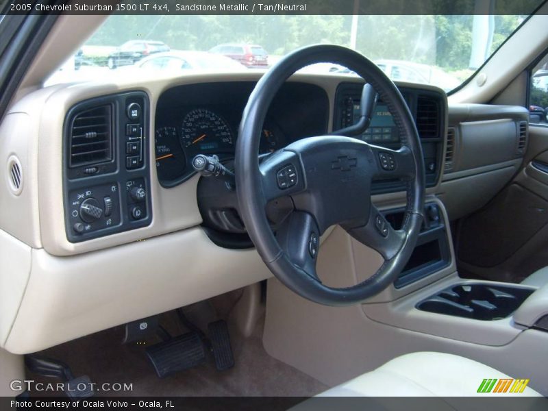Sandstone Metallic / Tan/Neutral 2005 Chevrolet Suburban 1500 LT 4x4