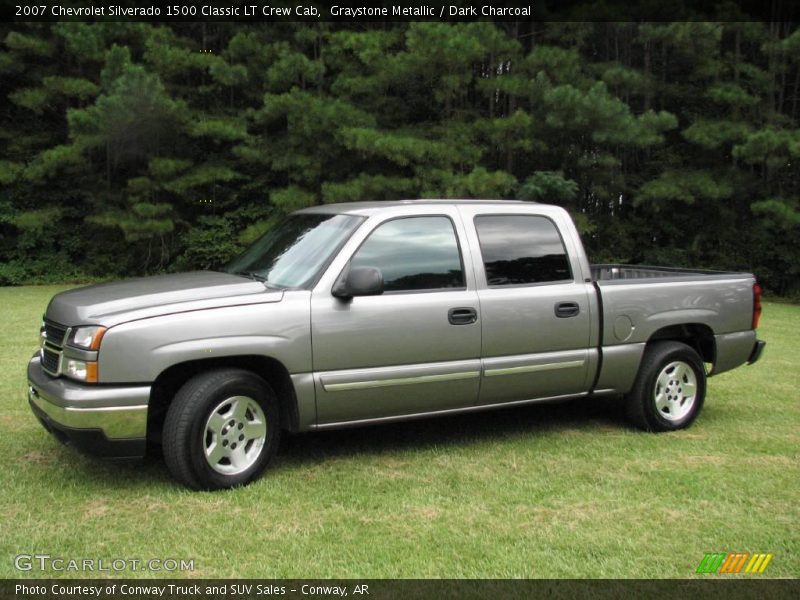 Graystone Metallic / Dark Charcoal 2007 Chevrolet Silverado 1500 Classic LT Crew Cab