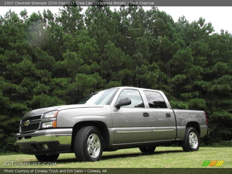 Graystone Metallic / Dark Charcoal 2007 Chevrolet Silverado 1500 Classic LT Crew Cab