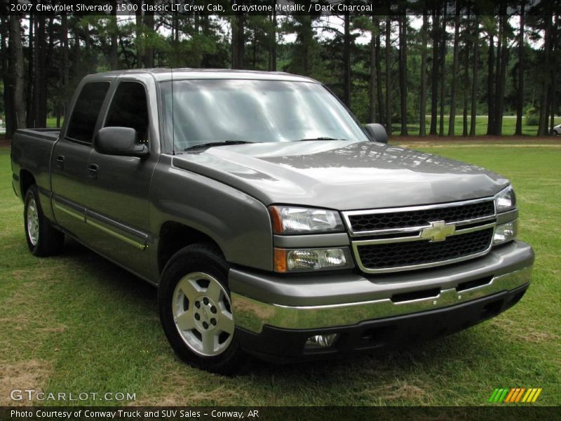 Graystone Metallic / Dark Charcoal 2007 Chevrolet Silverado 1500 Classic LT Crew Cab