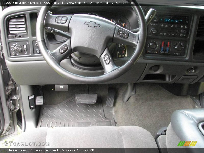 Graystone Metallic / Dark Charcoal 2007 Chevrolet Silverado 1500 Classic LT Crew Cab