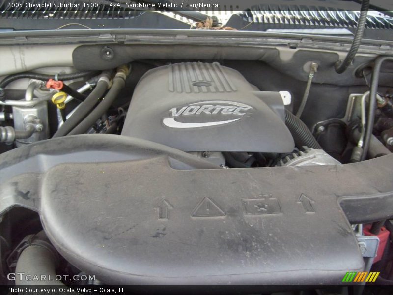 Sandstone Metallic / Tan/Neutral 2005 Chevrolet Suburban 1500 LT 4x4
