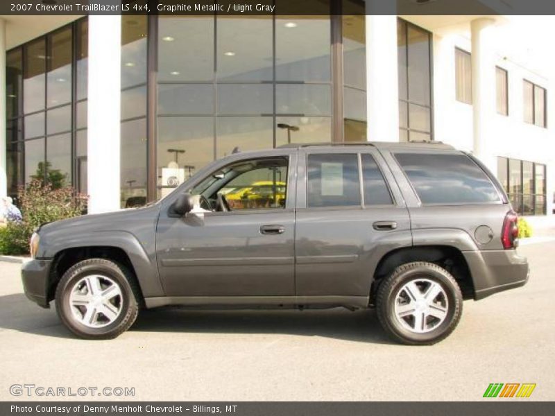 Graphite Metallic / Light Gray 2007 Chevrolet TrailBlazer LS 4x4