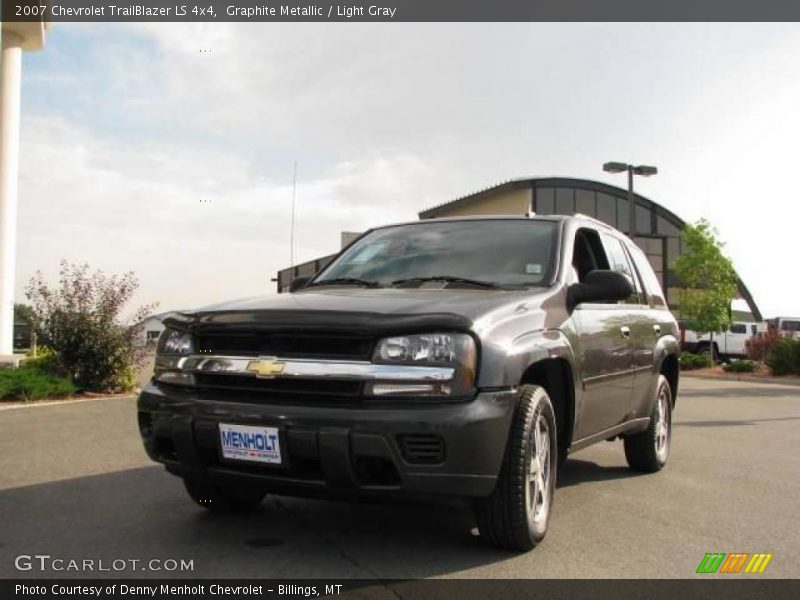 Graphite Metallic / Light Gray 2007 Chevrolet TrailBlazer LS 4x4