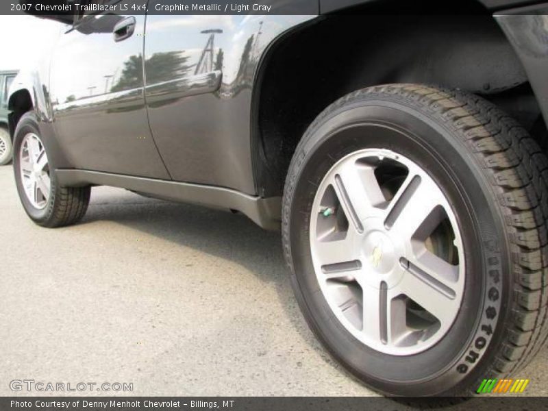 Graphite Metallic / Light Gray 2007 Chevrolet TrailBlazer LS 4x4