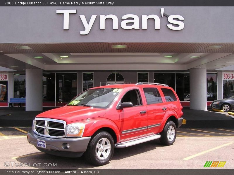 Flame Red / Medium Slate Gray 2005 Dodge Durango SLT 4x4