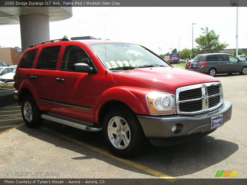 Flame Red / Medium Slate Gray 2005 Dodge Durango SLT 4x4