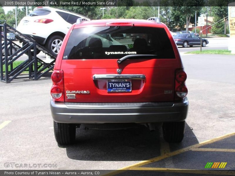 Flame Red / Medium Slate Gray 2005 Dodge Durango SLT 4x4