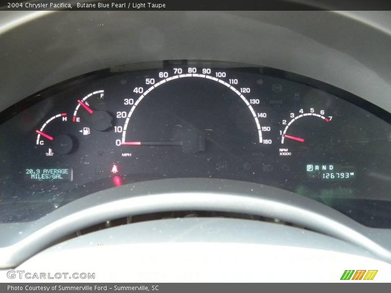 Butane Blue Pearl / Light Taupe 2004 Chrysler Pacifica