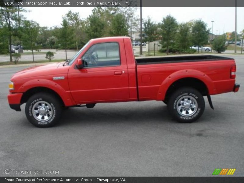 Torch Red / Medium Dark Flint 2006 Ford Ranger Sport Regular Cab