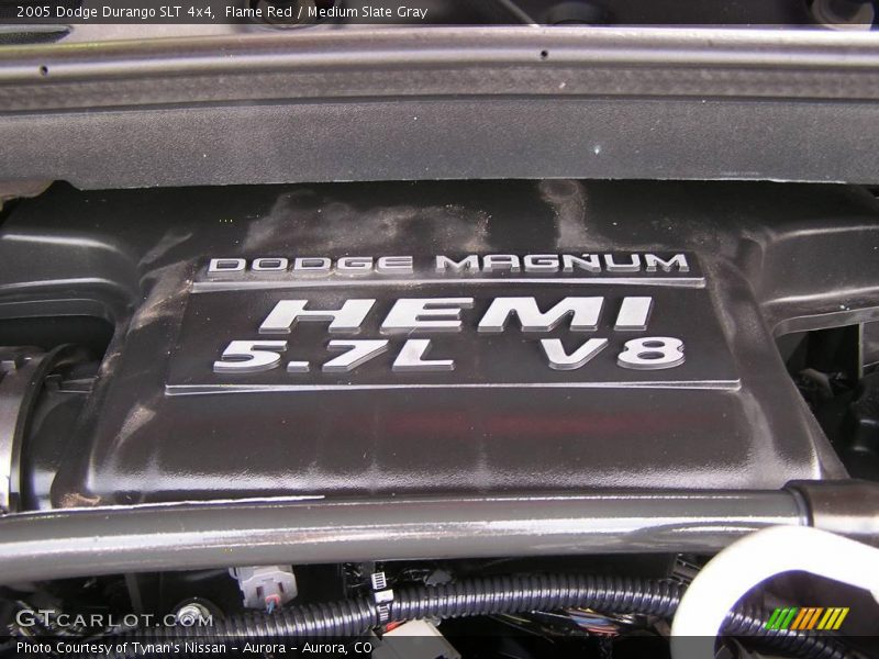 Flame Red / Medium Slate Gray 2005 Dodge Durango SLT 4x4