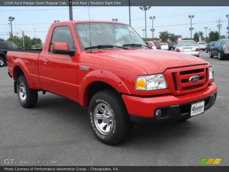 Torch Red / Medium Dark Flint 2006 Ford Ranger Sport Regular Cab