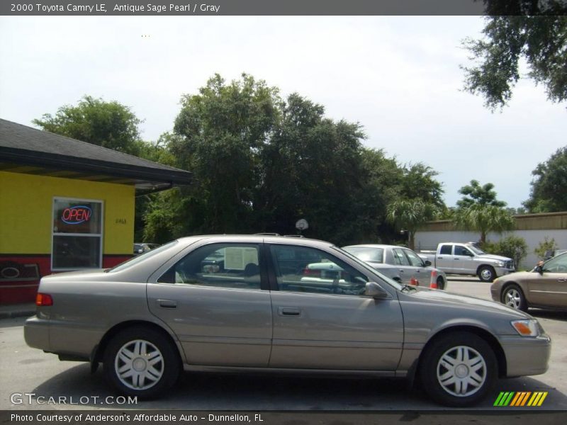 Antique Sage Pearl / Gray 2000 Toyota Camry LE