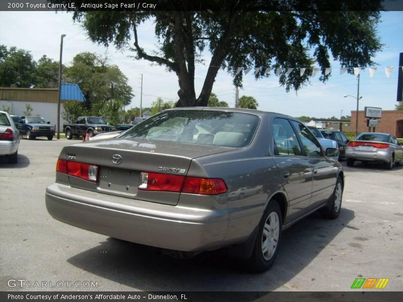 Antique Sage Pearl / Gray 2000 Toyota Camry LE