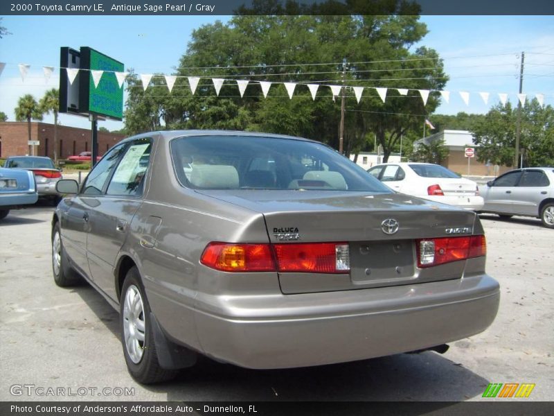 Antique Sage Pearl / Gray 2000 Toyota Camry LE